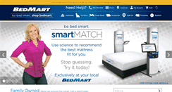 Desktop Screenshot of bedmartmattresssuperstores.com
